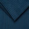 13 - BLEU Canapé convertible électrique 3 places sommier lattes velours côtelé - ARIA