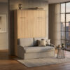 260_toros_k10 Lit escamotable vertical avec canapé 140 x 200 cm - MULTIMO SOFA