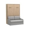 260_toros_k10 Lit escamotable vertical avec canapé 140 x 200 cm - MULTIMO SOFA