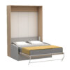 260_toros_k10-2 Lit escamotable vertical avec canapé 140 x 200 cm - MULTIMO SOFA