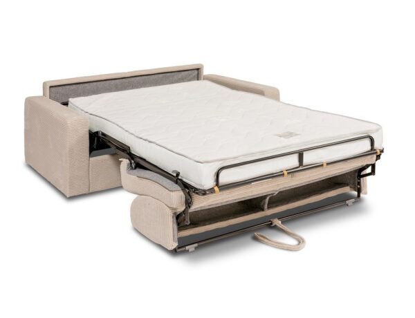 Midnight crème ouvert Canapé convertible express 4 places Velours côtelé - MIDNIGHT