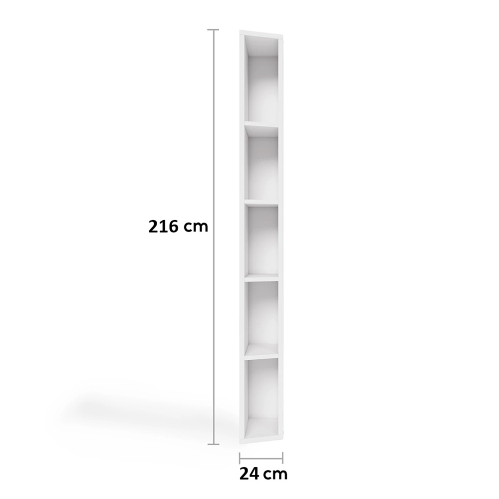 Colonne de rangement 5 niches largeur 24 cm - MULTIMO