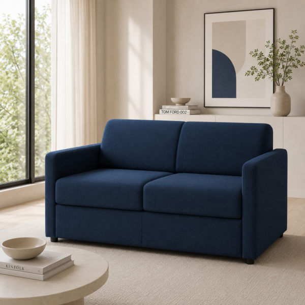 grandiose ambiance bleu nuit Canapé convertible express 3 places Tissu tissé - GRANDIOSE