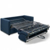 grandiose métal ouvert twist bleu nuit Canapé convertible express 3 places Tissu tissé - GRANDIOSE