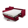 Canapé d'angle réversible convertible express 140 cm velours côtelé - IBIZA
