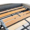 Canapé d'angle réversible convertible express 160 cm sommier lattes tissu tissé - BELLECOUR
