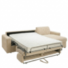 midnight angle ouvert zoom crème Canapé d'angle convertible express réversible Velours côtelé - MIDNIGHT