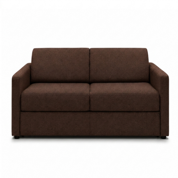 twist 7 chestnut- 1 Canapé convertible express 4 places Tissu tissé - GRANDIOSE