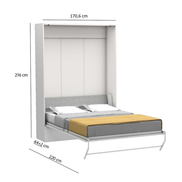 Lit escamotable vertical 160 x 200 cm - MULTIMO
