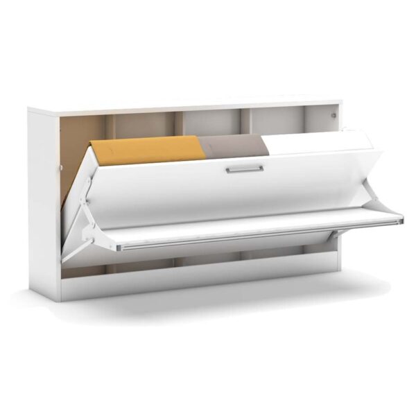 Lit escamotable horizontal avec bureau 90 x 200 cm - LIFE DESK