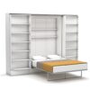 151-SUIT BED-5 Lit escamotable vertical avec bibliothèque 140 x 200 cm - MODULO