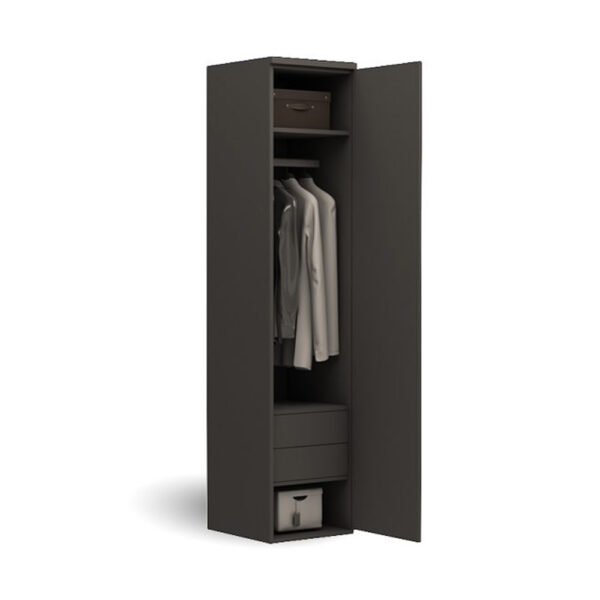 217antrasit-dolap Armoire 1 porte largeur 50 cm - ROYAL MULTIMO