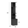 219_antrasit (2) Colonne bibliothèque largeur 50 cm - ROYAL MULTIMO