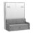 Armoire : Blanc - Canapé : Gris