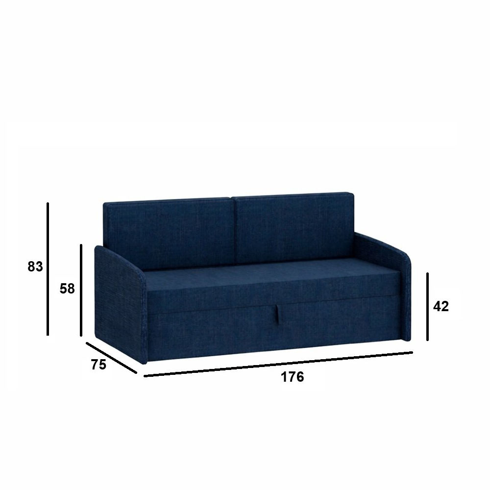 262_k09 dim Lit escamotable vertical avec canapé 160 x 200 cm - MULTIMO SOFA