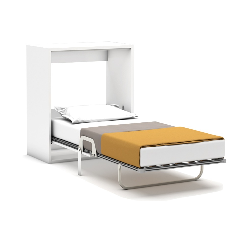 Lit pliable escamotable 90x200cm matelas à ressort 16cm - MIDI CAPSULE