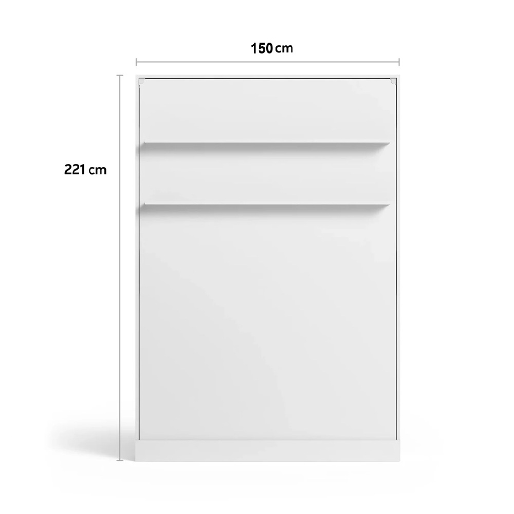 Lit escamotable vertical 135 x 200 cm - PRIMER