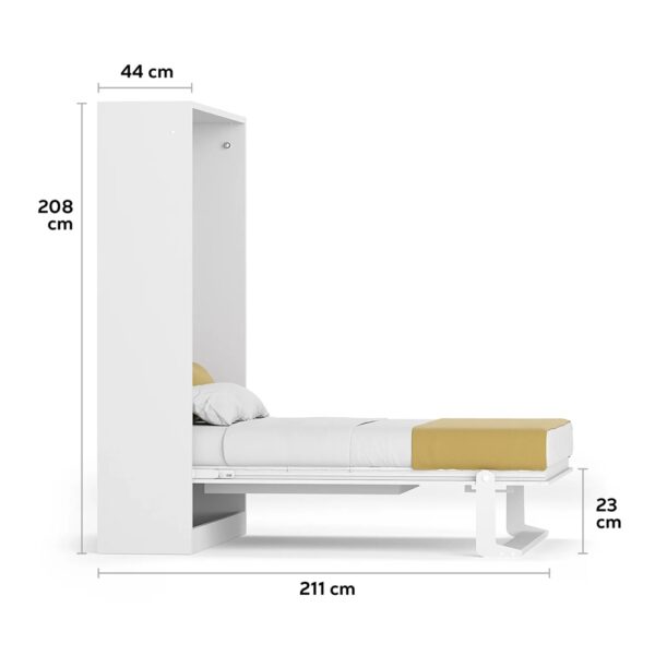 FROGG DIM Lit escamotable vertical avec bureau 140 x 190 cm - FROGG