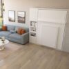 FROGG WHITE AMB Lit escamotable vertical avec bureau 140 x 190 cm - FROGG