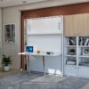 Lit escamotable vertical avec bureau 140 x 190 cm - LOFT DESK