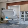 Lit escamotable vertical avec bureau 140 x 190 cm - LOFT DESK