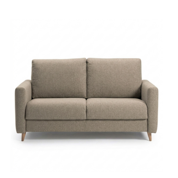 Canapé convertible 3 places tissu Tweed - CADIX