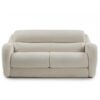 Canapé convertible express 2 places lattes Tissu Bouclette - PAGODA