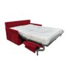 Canapé convertible 2 places Tissu Structuré Mid West - ZELIT
