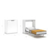 Lit pliable escamotable 90x200cm matelas à ressort 16cm - MIDI CAPSULE