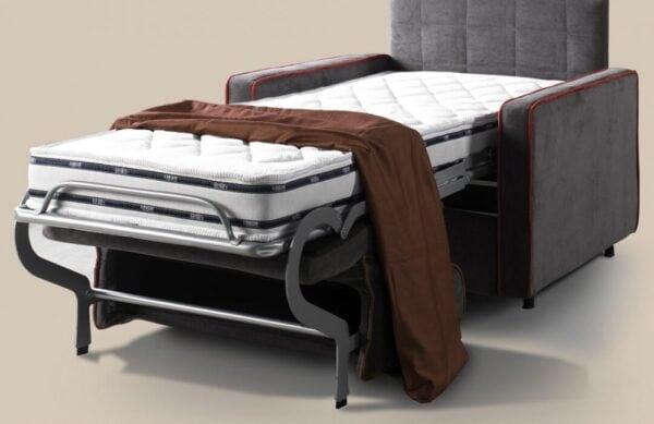 fauteuil-convertible-express-papeete-70x195-matelas-stella-17-cm_2 Fauteuil convertible express 70 cm Tissu Tweed - PAPEETE