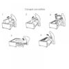 Fauteuil convertible express Cuir vachette - SUN