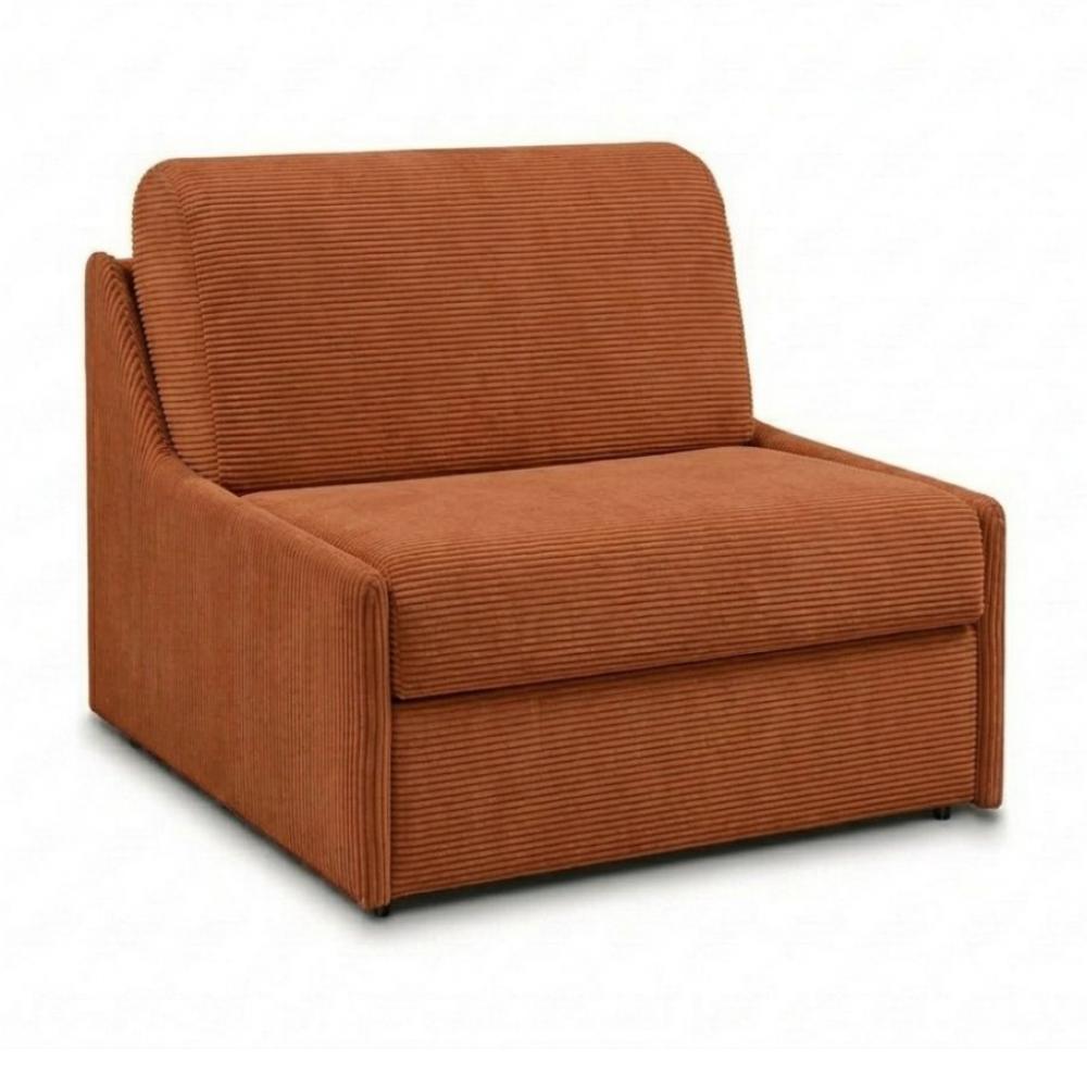 fauteuil-convertible-lit-express-ristretto-70-velours-cotele-terra Fauteuil convertible express sommier lattes Velours côtelé - RISTRETTO