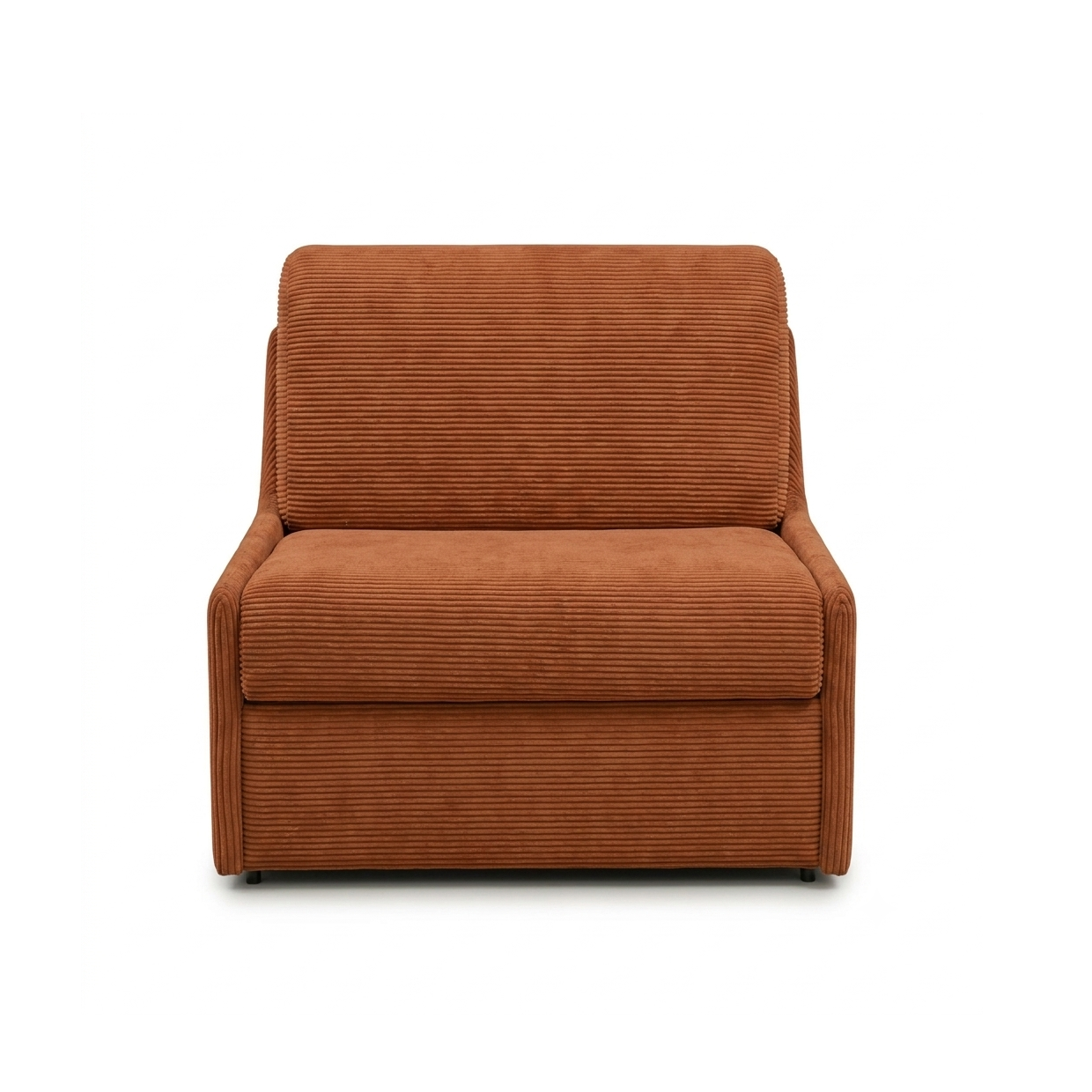 fauteuil optimo terra 08 Fauteuil convertible express sommier lattes Velours côtelé - RISTRETTO