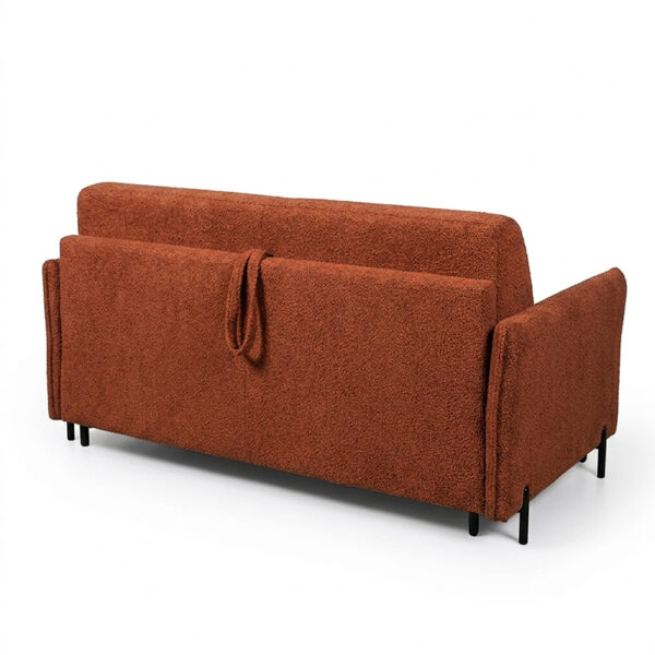 Canapé convertible express 3 places tissu bouclette - GRENELLE