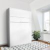Armoire lit escamotable ARLITEC TEDDY 140 x 200cm blanc alpin outlet