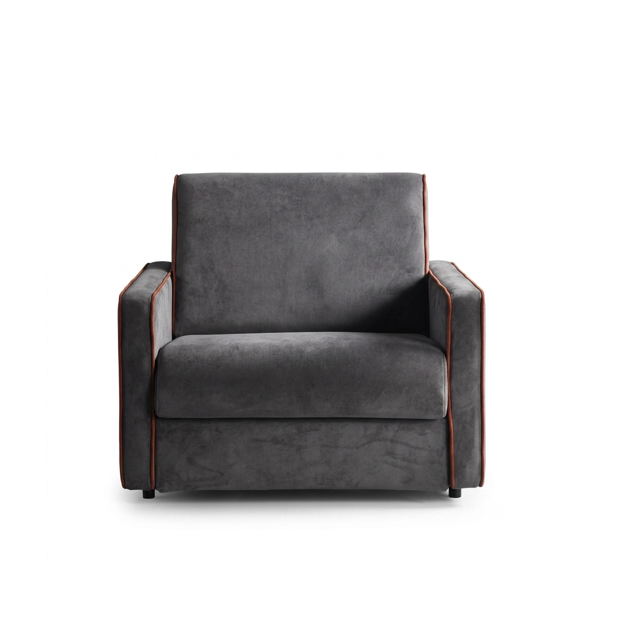 papeete fauteuil Fauteuil convertible express 70 cm lattes matelas 17 cm Tissu Tweed - PAPEETE