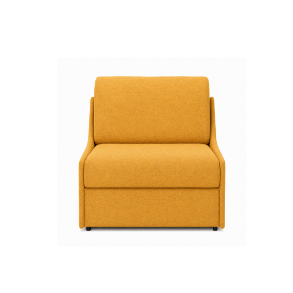 twist jaune 10-4 Fauteuil convertible express Tissu tissé - RISTRETTO