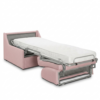 Fauteuil convertible express sommier lattes Tissu tissé - RISTRETTO