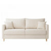 Canapé convertible express 120 cm sommier lattes tissu tweed - VARENNE