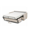 Canapé convertible express 120 cm sommier lattes tissu tweed - VARENNE