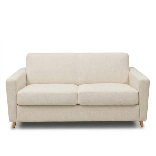 virgola ivoire 1 Canapé convertible express 3 places tissu tweed Mistral - VIRGOLA