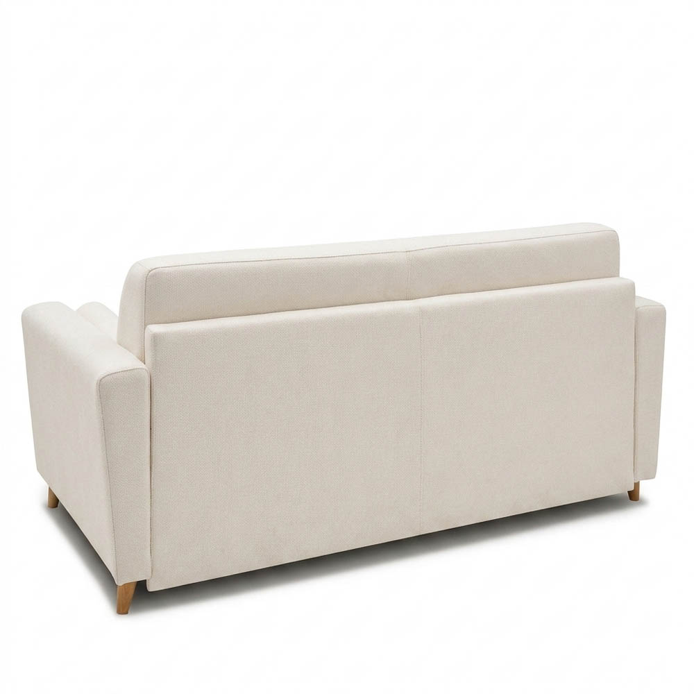 virgola ivoire 4 Canapé convertible express 3 places tissu tweed Mistral - VIRGOLA