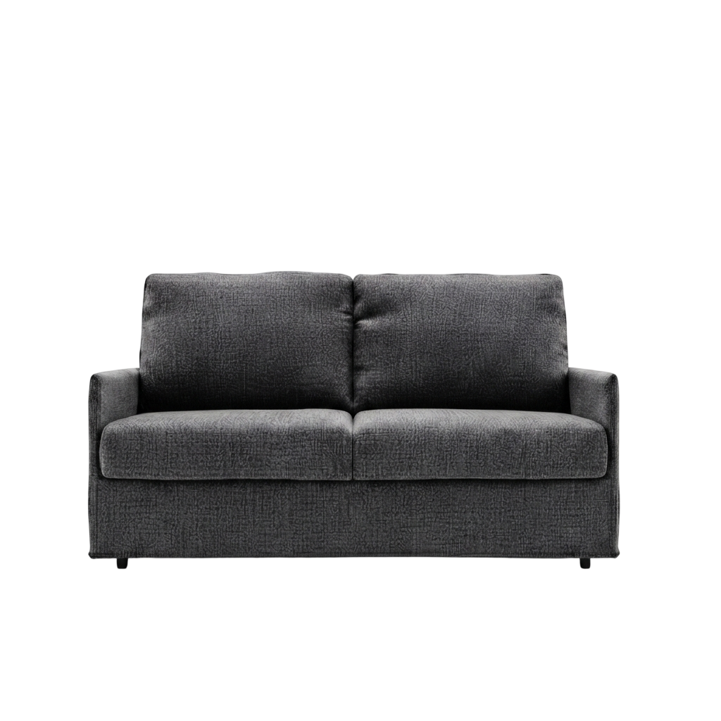 Canapé convertible 2 places Tissu Structuré Mid West - ZELIT